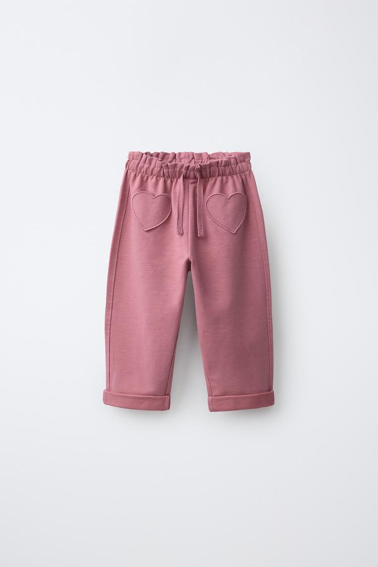 PLUSH HAMMER PANTS — Pink