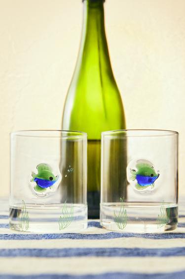 BOROSILICATE FISH TUMBLER - 990 by Zara