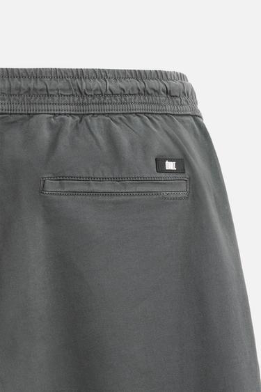 FADED JOGGER WAIST TROUSERS - Dark grey by Zara - Image 8