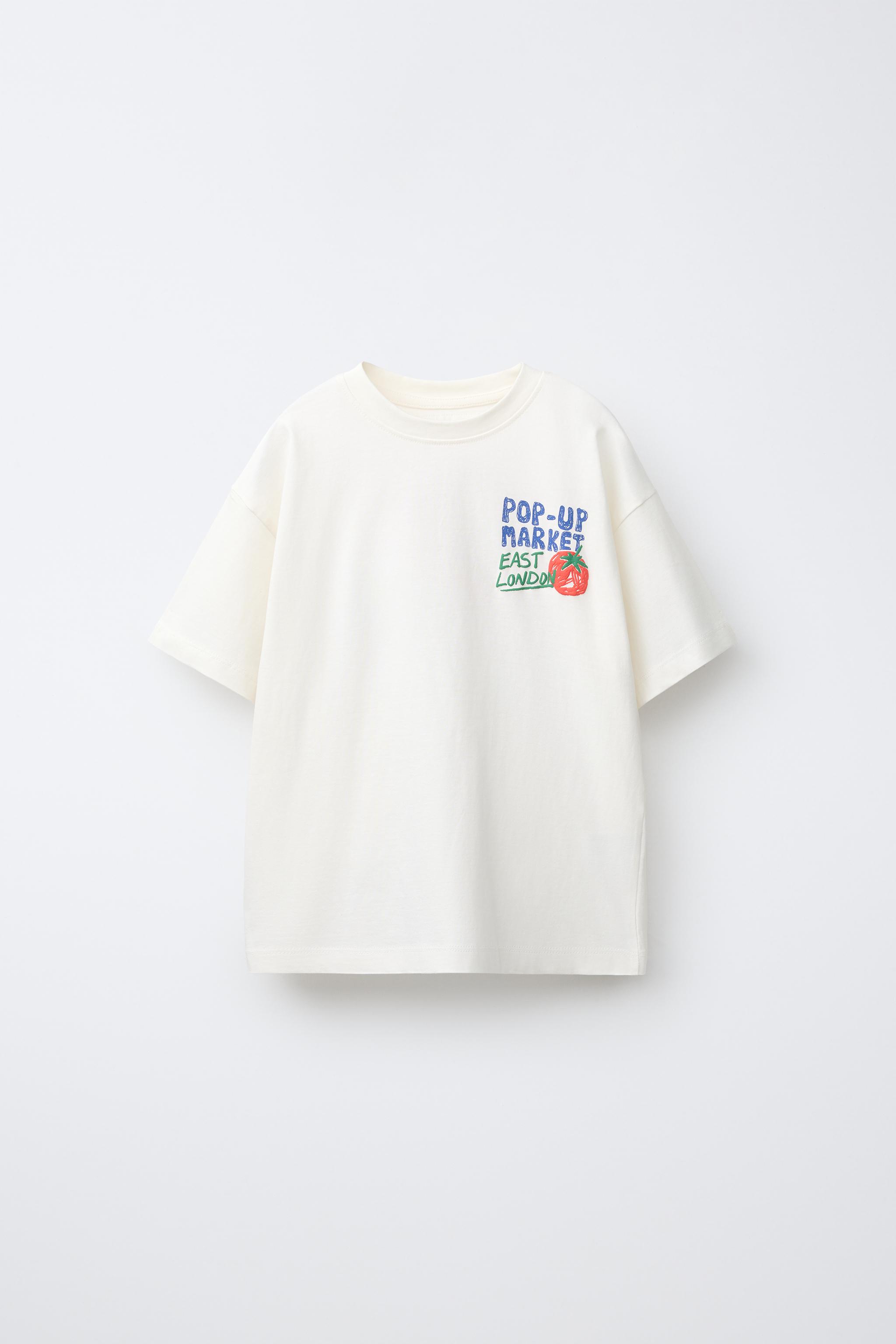 FOOD PRINT T-SHIRT — White
