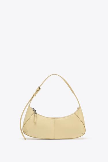 ELONGATED SHOULDER BAG - Vanilla Yellow by Zara