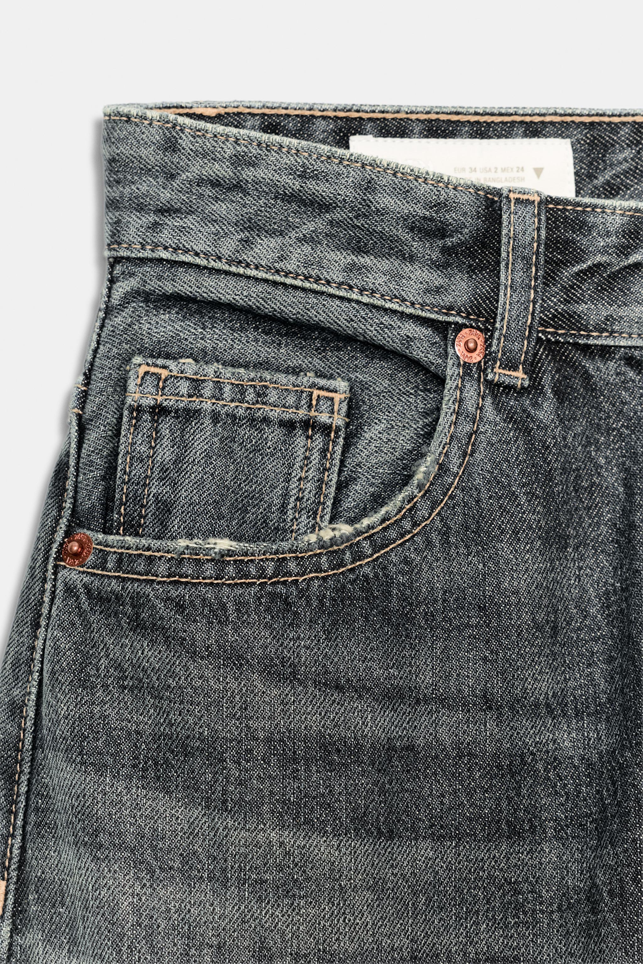 TRF EXTRA WIDE LEG HIGH WAIST JEANS