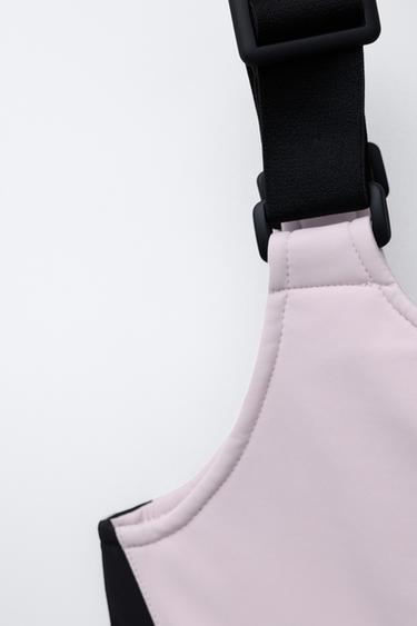 SALOPETTE WATER RESISTANT ET COUPE-VENT SYSTÈME RECCO® COLLECTION SKI - Rose pastel de Zara - Image 3
