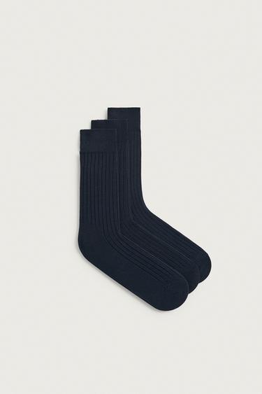 CALCETINES CANALÉ PACK 3 - Marino de Zara