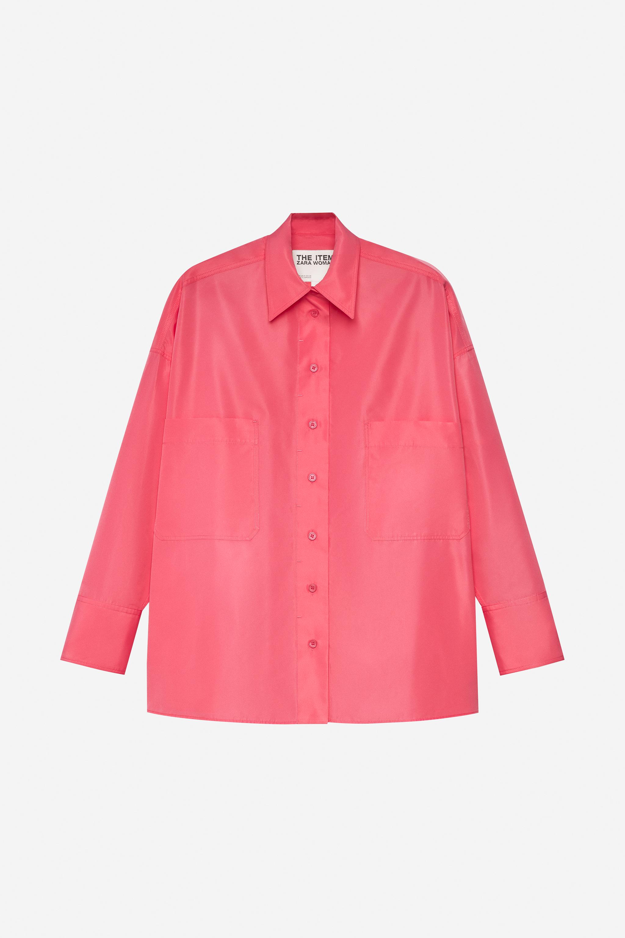 ポケットディテールシャツ - THE ITEM ZARA WOMAN - ピンク | ZARA