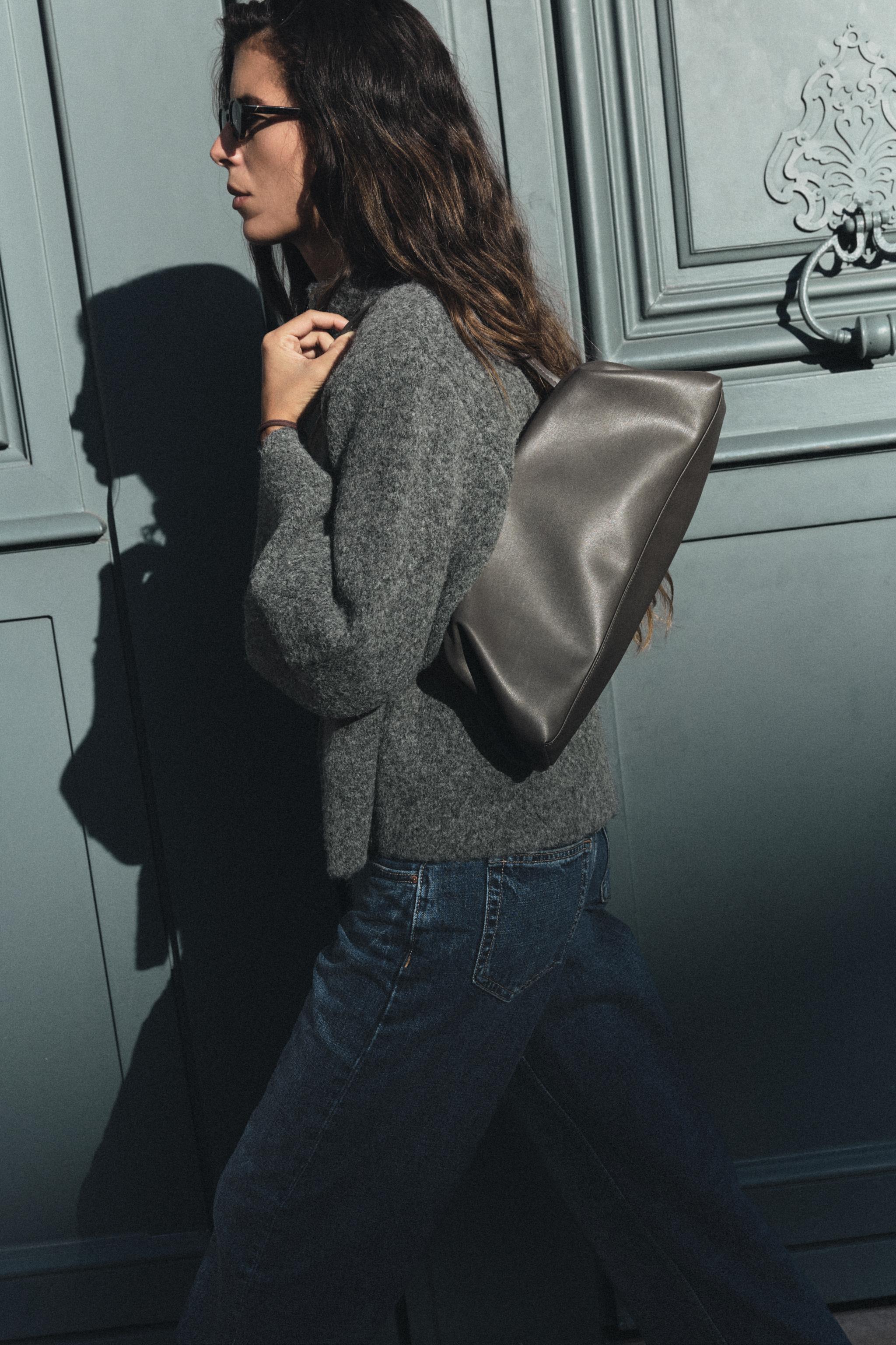 ロングショルダーバッグ - グレー | ZARA Japan / 日本