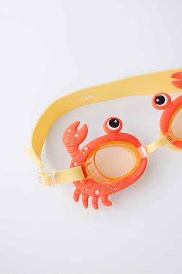 CRAB SWIMMING GOGGLES - Orange by Zara - Image 3