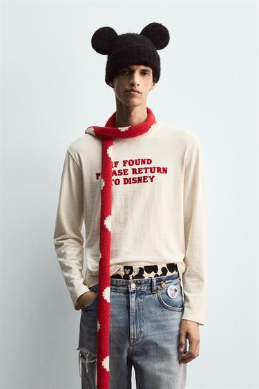 CAMISETA TEXTO HARRY LAMBERT FOR ZARA X DISNEY - Crudo de Zara