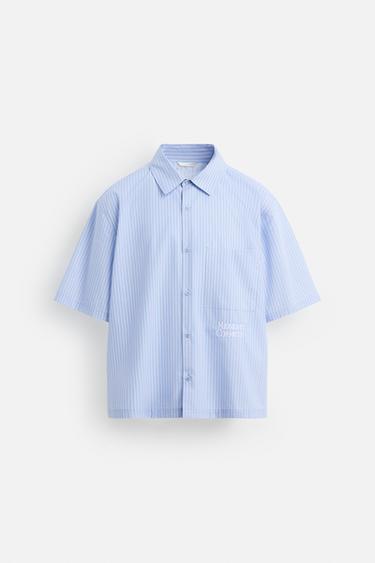 TEXT STRIPE SHIRT - Stripes by Zara
