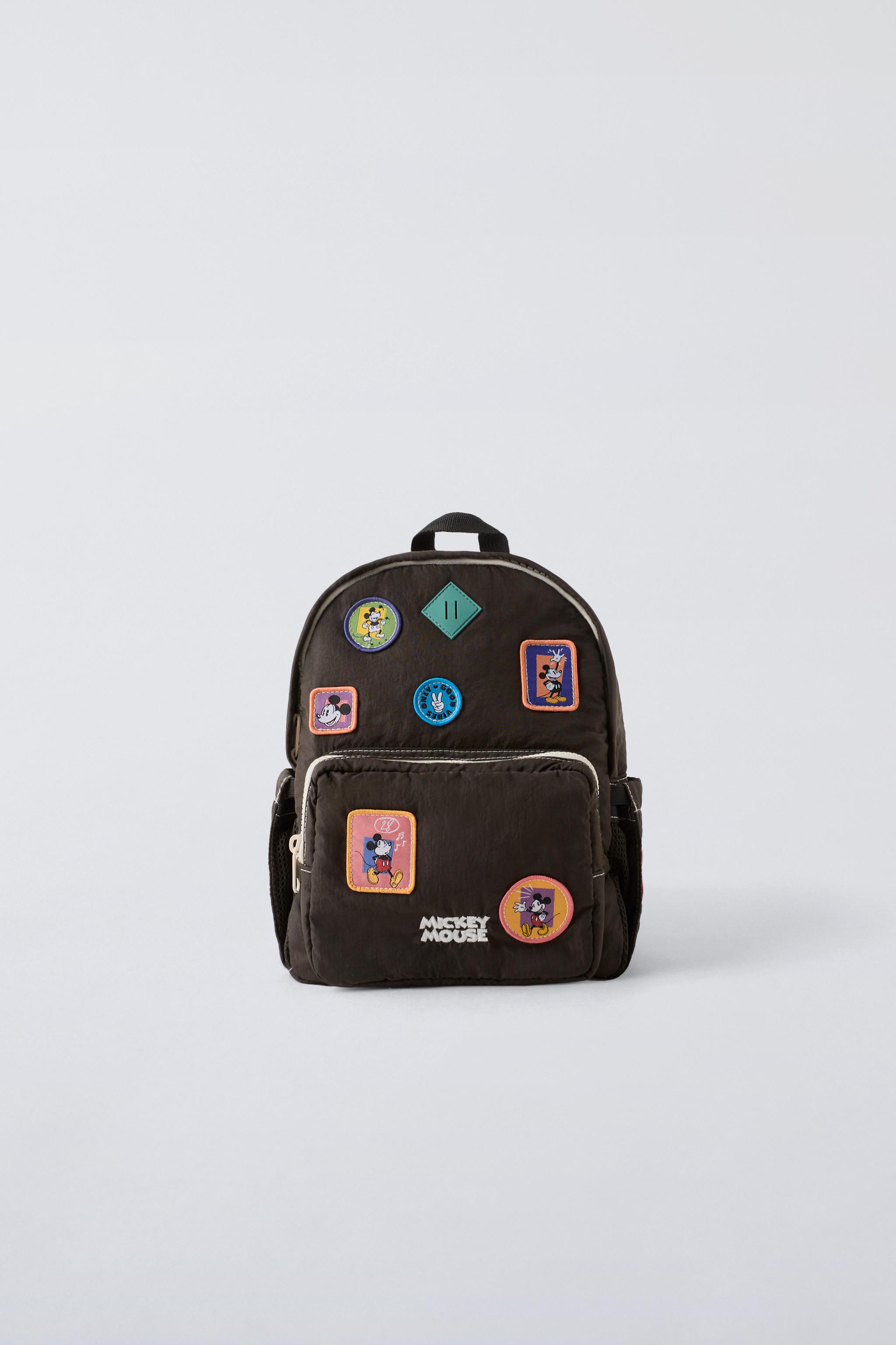 BACKPACK WITH MICKEY MOUSE DISNEY PATCHES