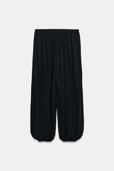 FLOWING SAROUEL TROUSERS - Black by Zara - Image 5