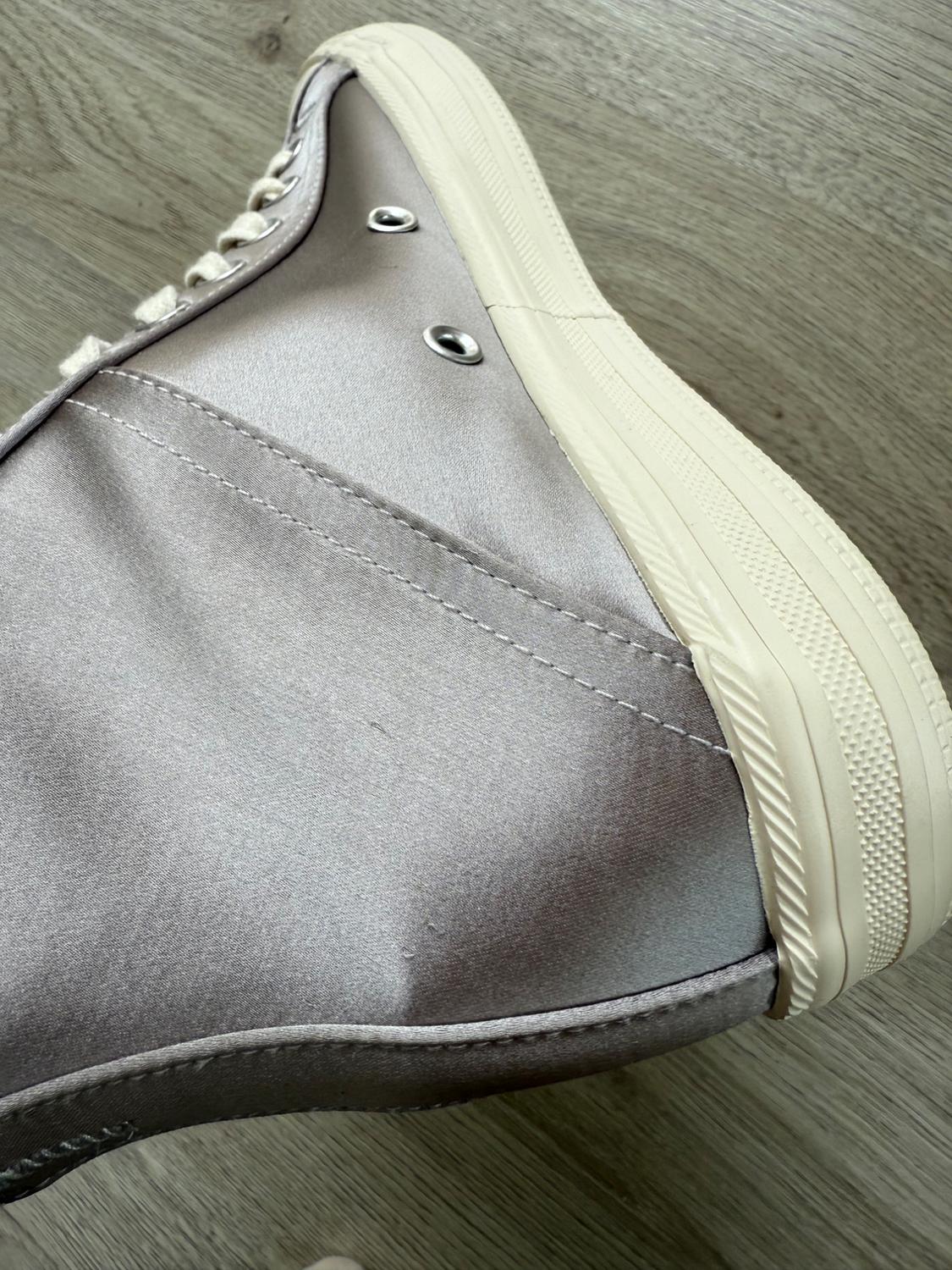 SATIN HIGH-TOP TRAINERS - Image 7