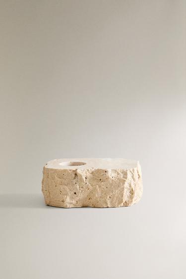 KERZENHALTER TRAVERTIN - Beige von Zara - Bild 0