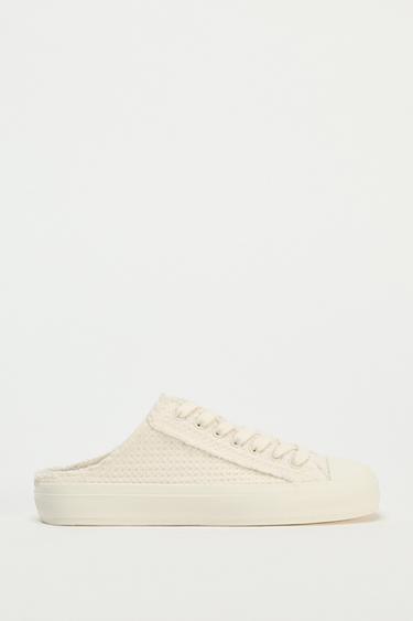 SLINGBACK TRAINERS - Ecru White by Zara - Image 0