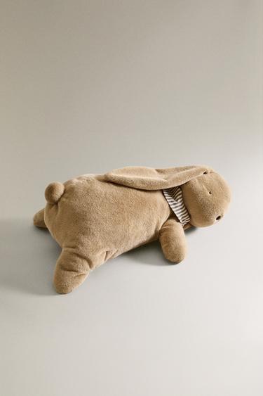 KIDS' BUNNY CUSHION - Dark beige by Zara - Image 1