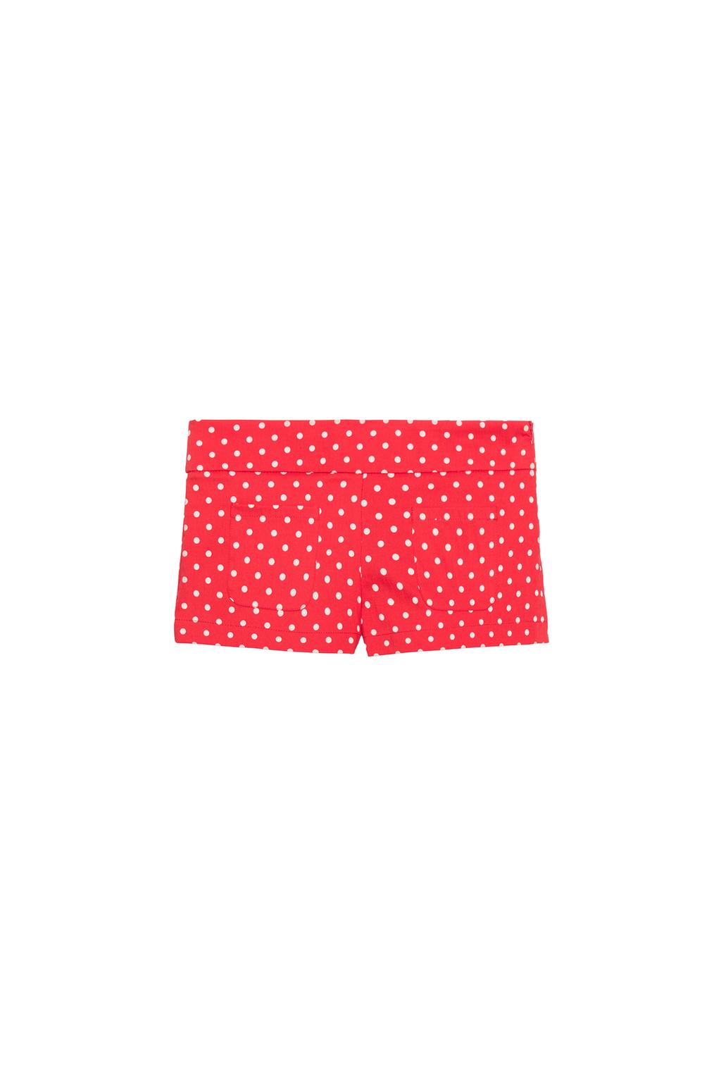 POLKA DOT MINI SHORTS