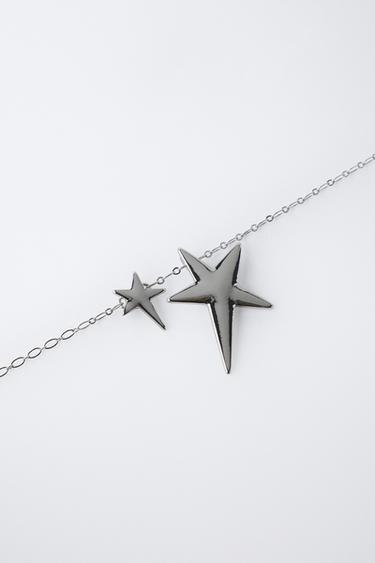 STAR PENDANT NECKLACE - Silver by Zara - Image 1