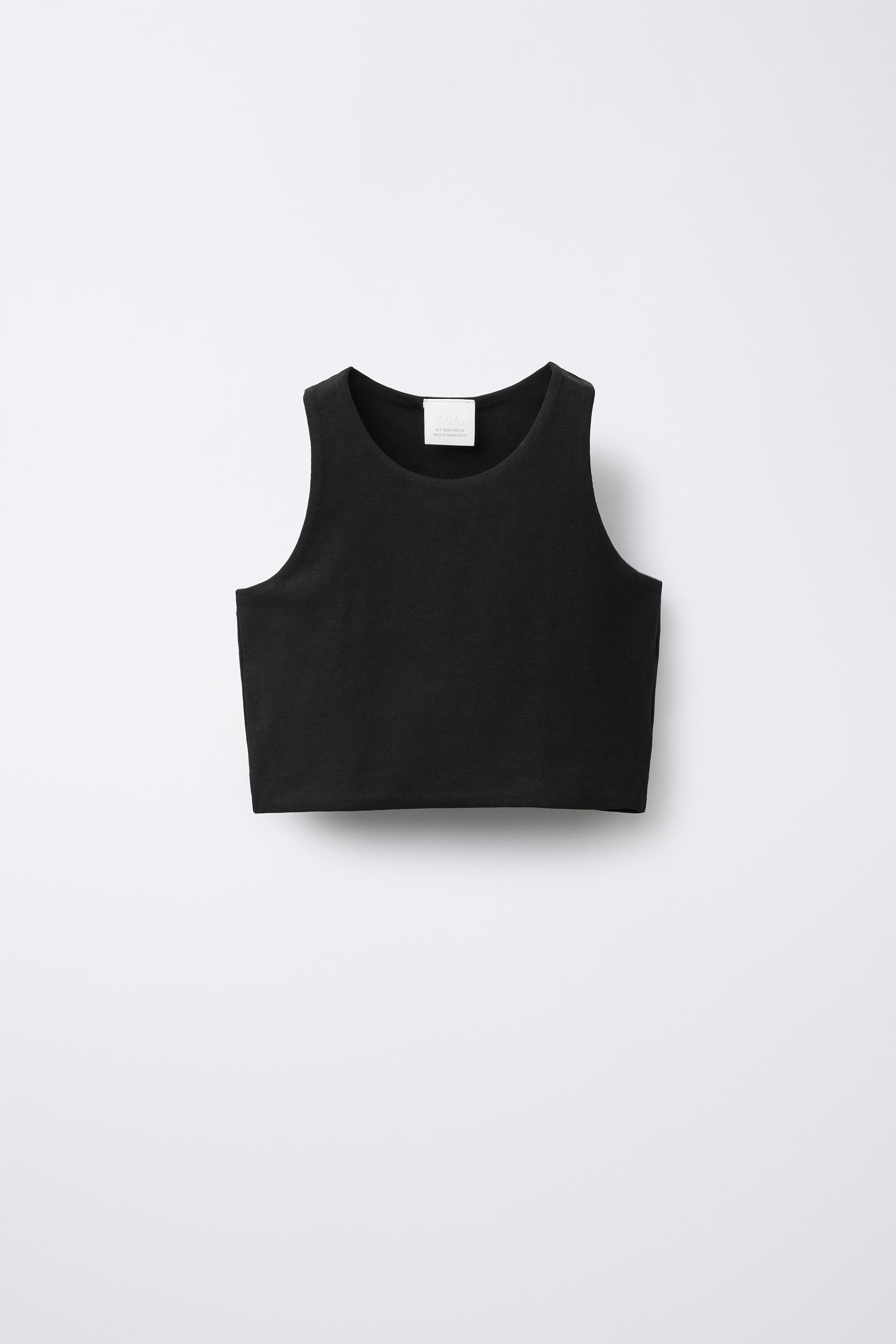 クロップ丈Tシャツ – 女の子 | ZARA 日本