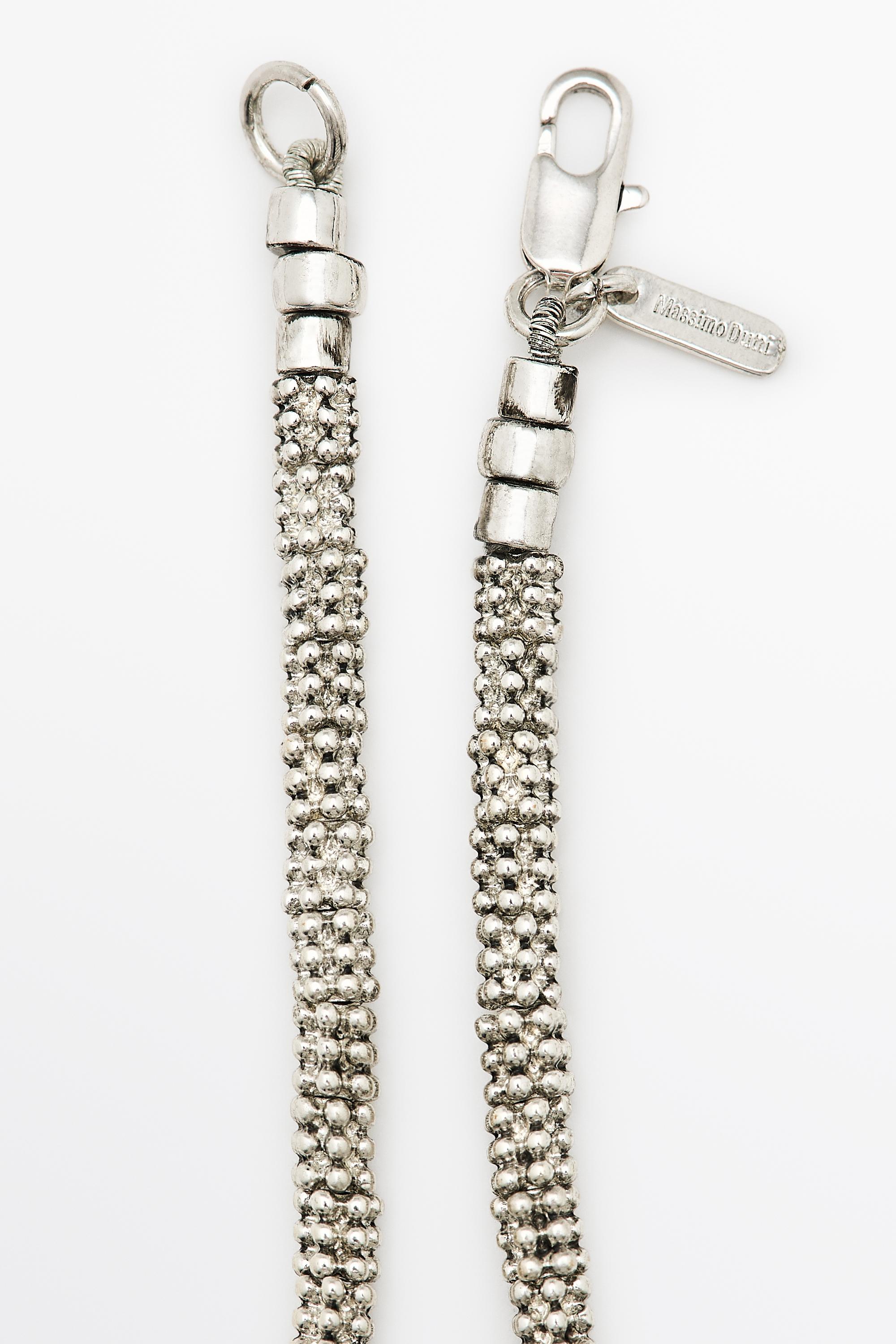 Mixed bead detail necklace