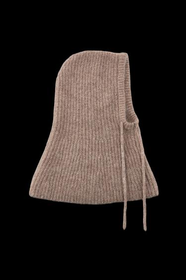 CAPUCHA CHUNKY CANALÉ - Beige de Zara - Imagen 0