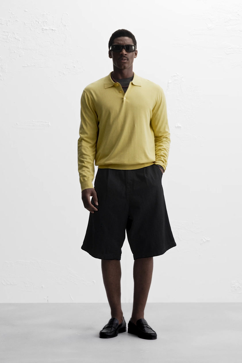 【ZARA】リブ編みニットポロシャツ 9598/450/526 00531763400-e1.jpg?ts=