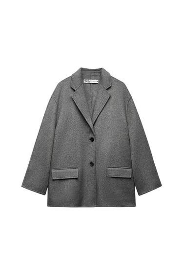 ZW COLLECTION DOUBLE-FACED WOOL BLEND BLAZER