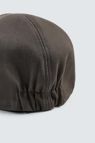 BÉRET PIED-DE-POULE - Kaki de Zara - Image 2