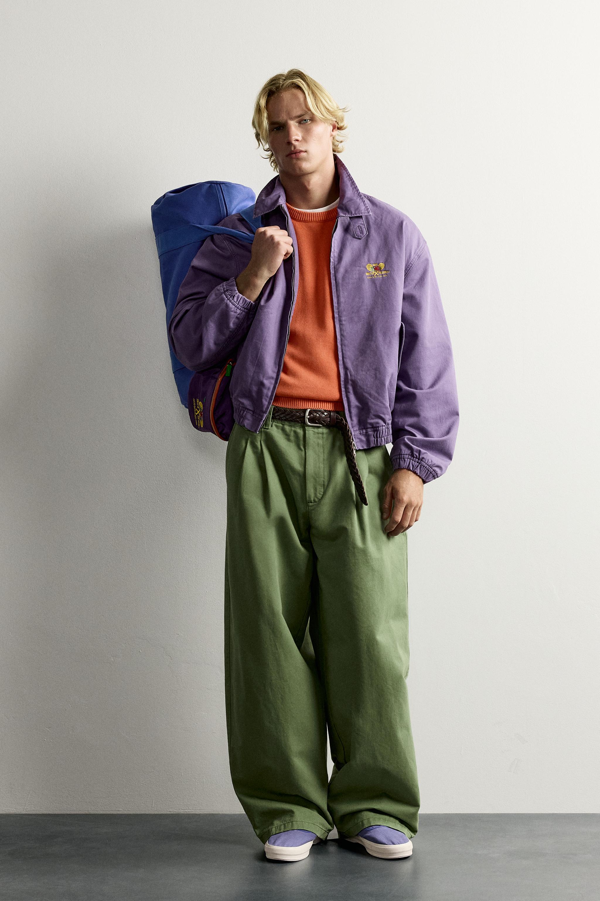 FRUIT OF THE LOOM™ PLEATED CHINO PANTS