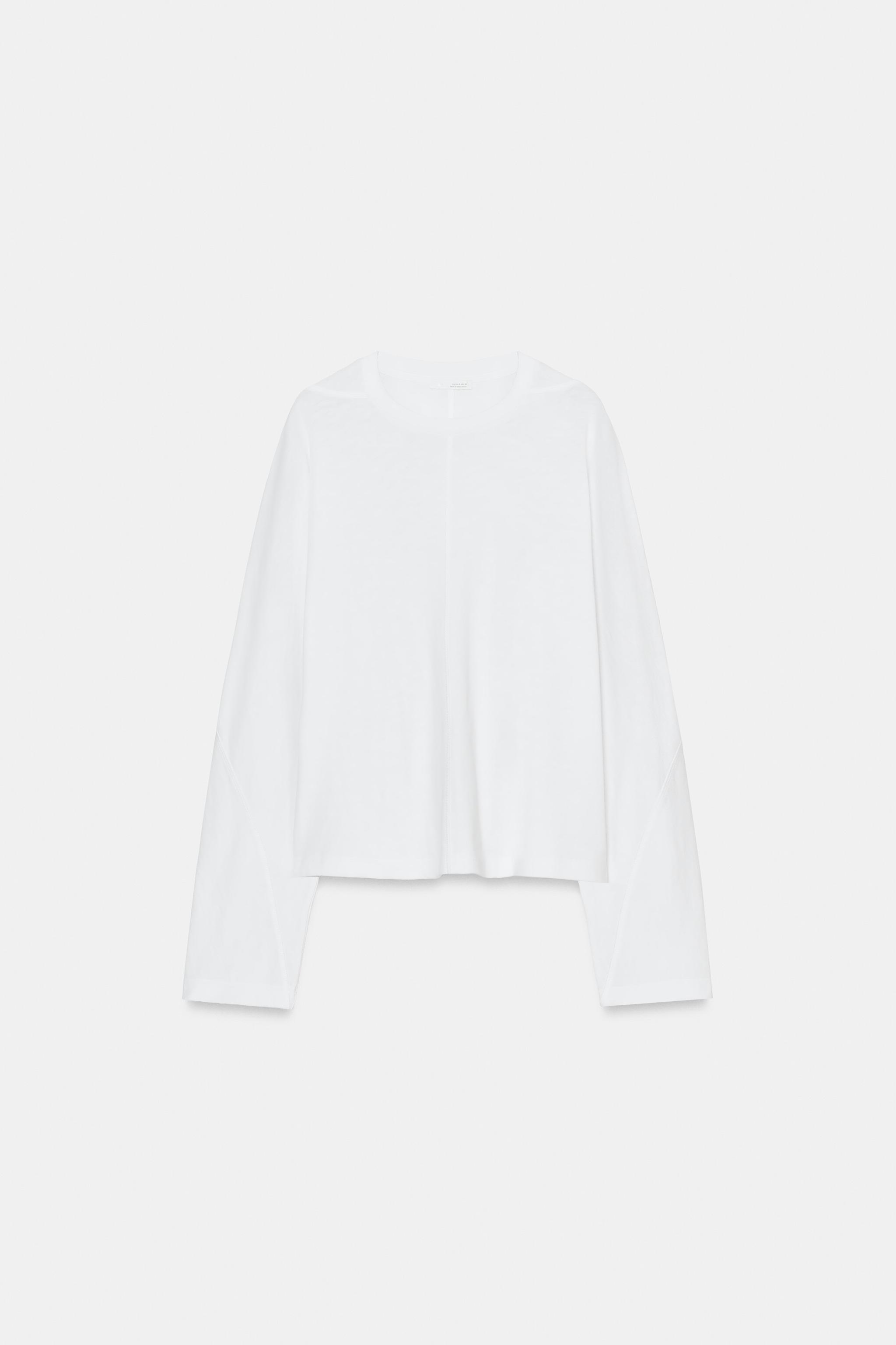 SEAM DETAIL LONG SLEEVE T-SHIRT