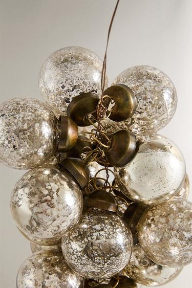 BUNCH CHRISTMAS TREE DECORATION - Silver by Zara - Image 2