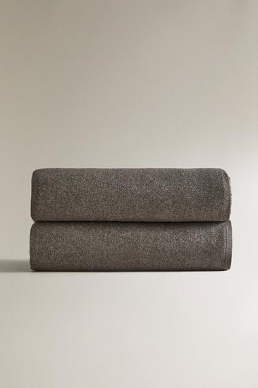 PLAID FRANGES - Gris foncé de Zara - Image 1
