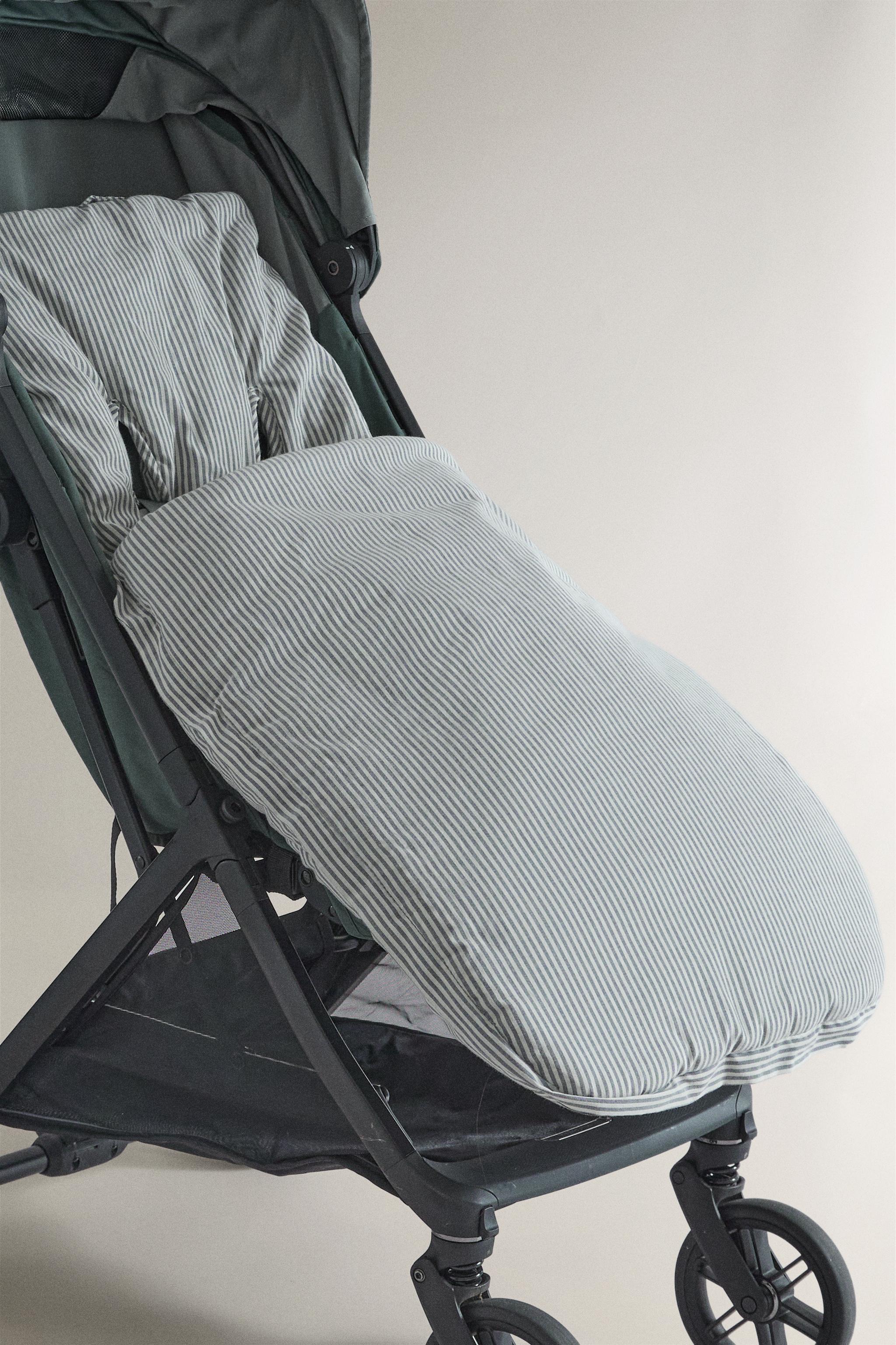 STRIPED BABY STROLLER BAG