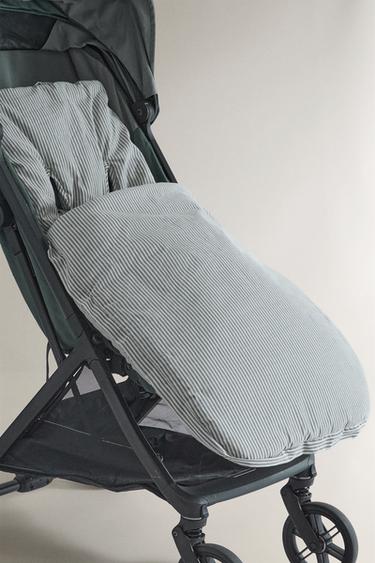 STRIPED BABY PUSHCHAIR SLEEPING BAG - Grey by Zara - Image 5