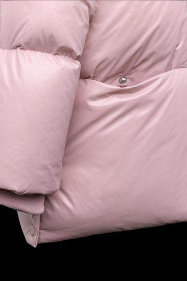Zara WATER REPELLENT DOWN PUFFER COAT - Pink