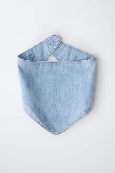 BANDANA EN JEAN - Bleu moyen de Zara - Image 1