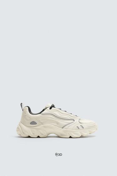 CHUNKY SOLE SNEAKERS - White by Zara