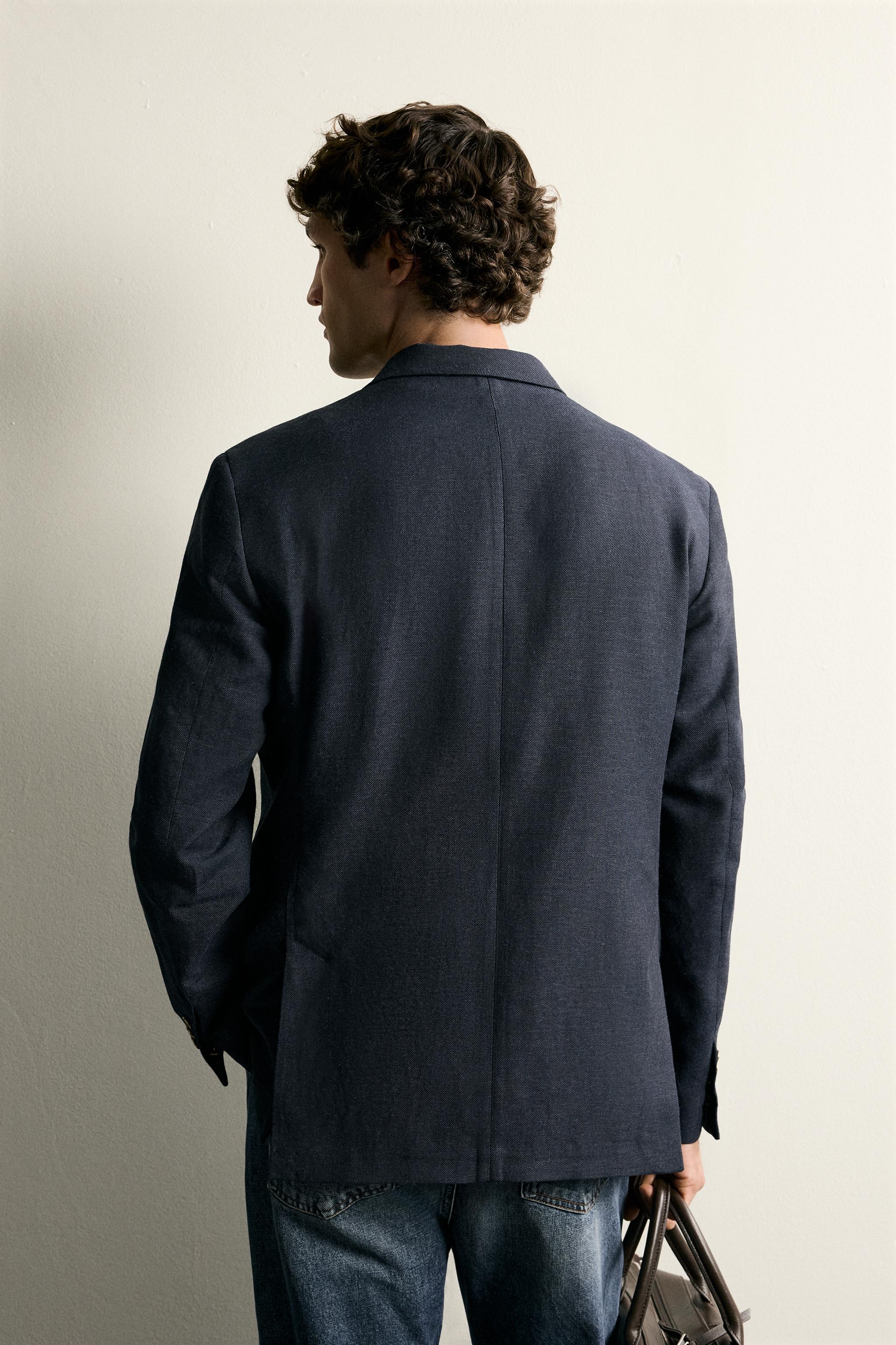 REGULAR FIT DOUBLE BREASTED BLAZER