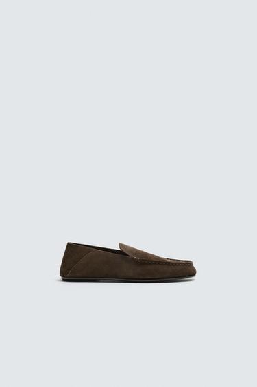 MOCASÍN PIEL LIMITED EDITION - Marrón de Zara