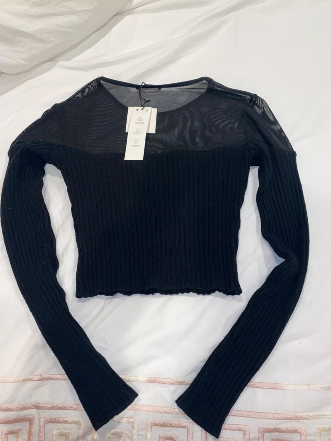 TOP CROP RIB TUL - Image 2
