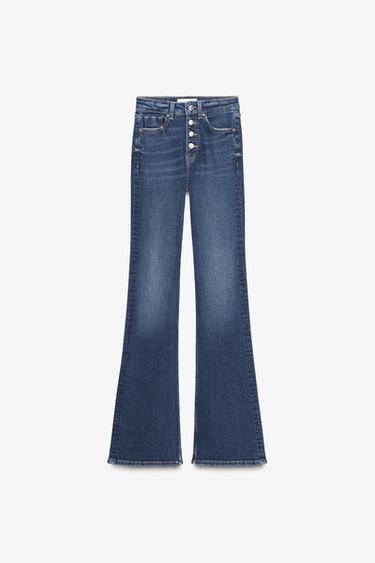 Z.06 HIGH-WAIST FLARE JEANS - Blue by Zara - Image 0