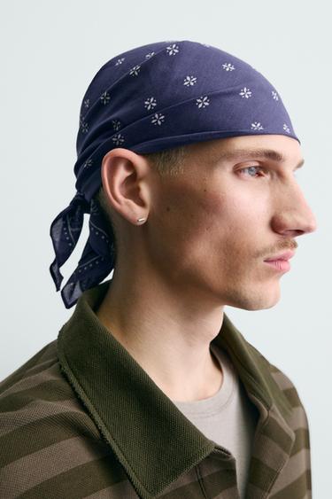 PAISLEY PRINT BANDANA - Blue by Zara - Image 1