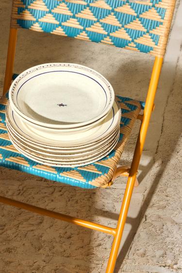 STONEWARE FISH SOUP PLATE - Blue by Zara - Image 5