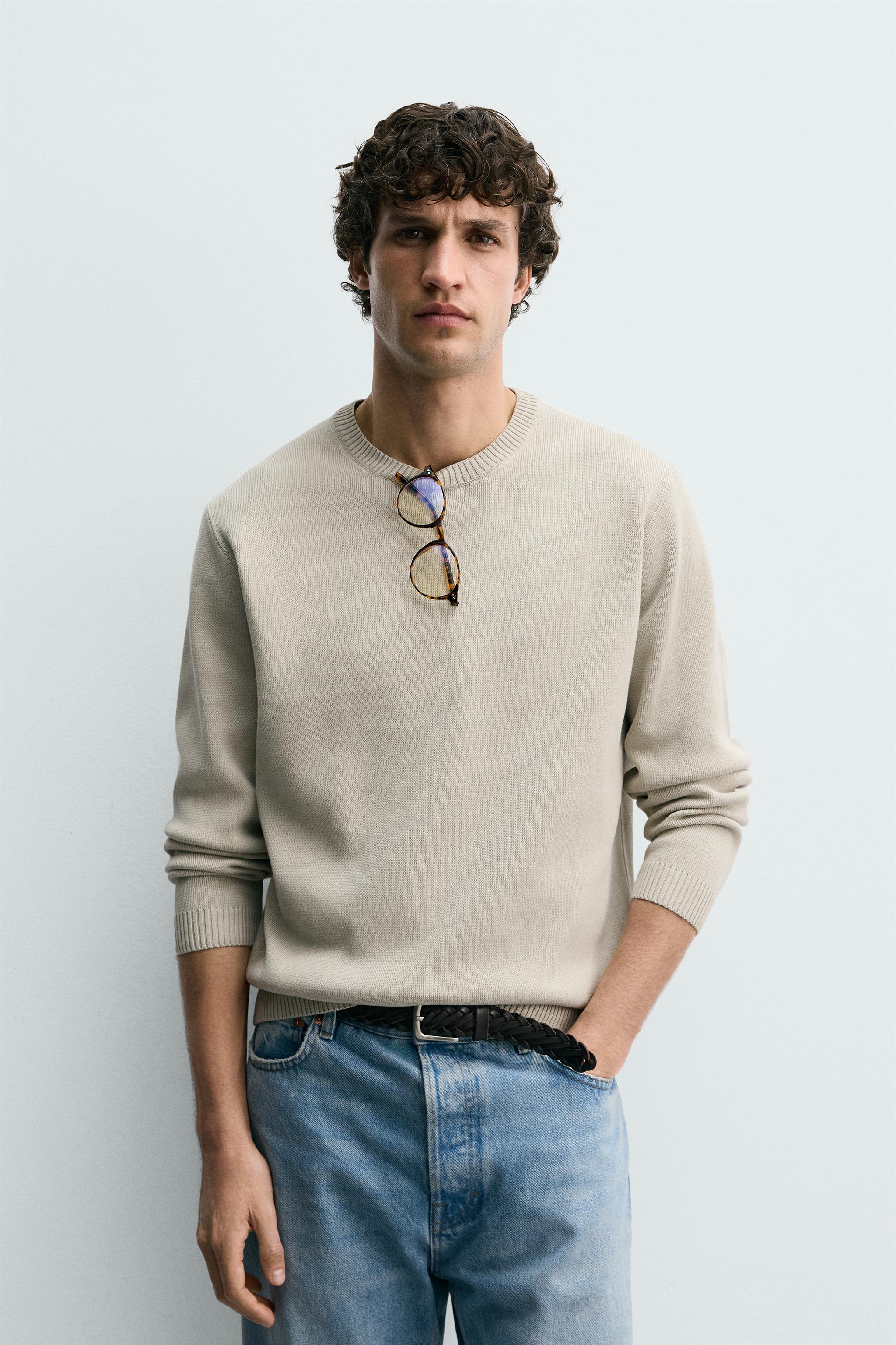 TEXTURED COTTON JUMPER