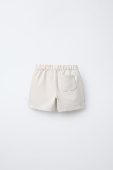 COMFORT BERMUDA SHORTS - Ecru by Zara