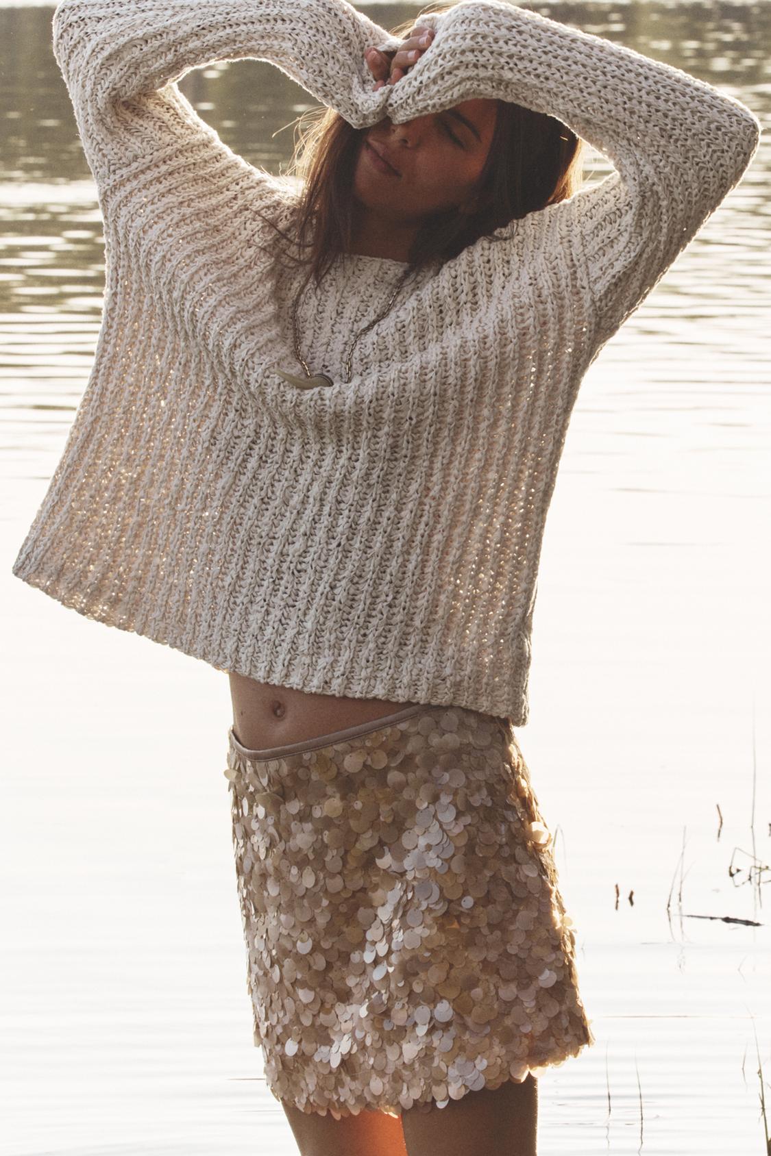 SEQUIN MINI SKIRT