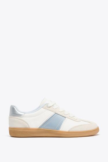MEHRFARBIGE SNEAKER - Blau von Zara