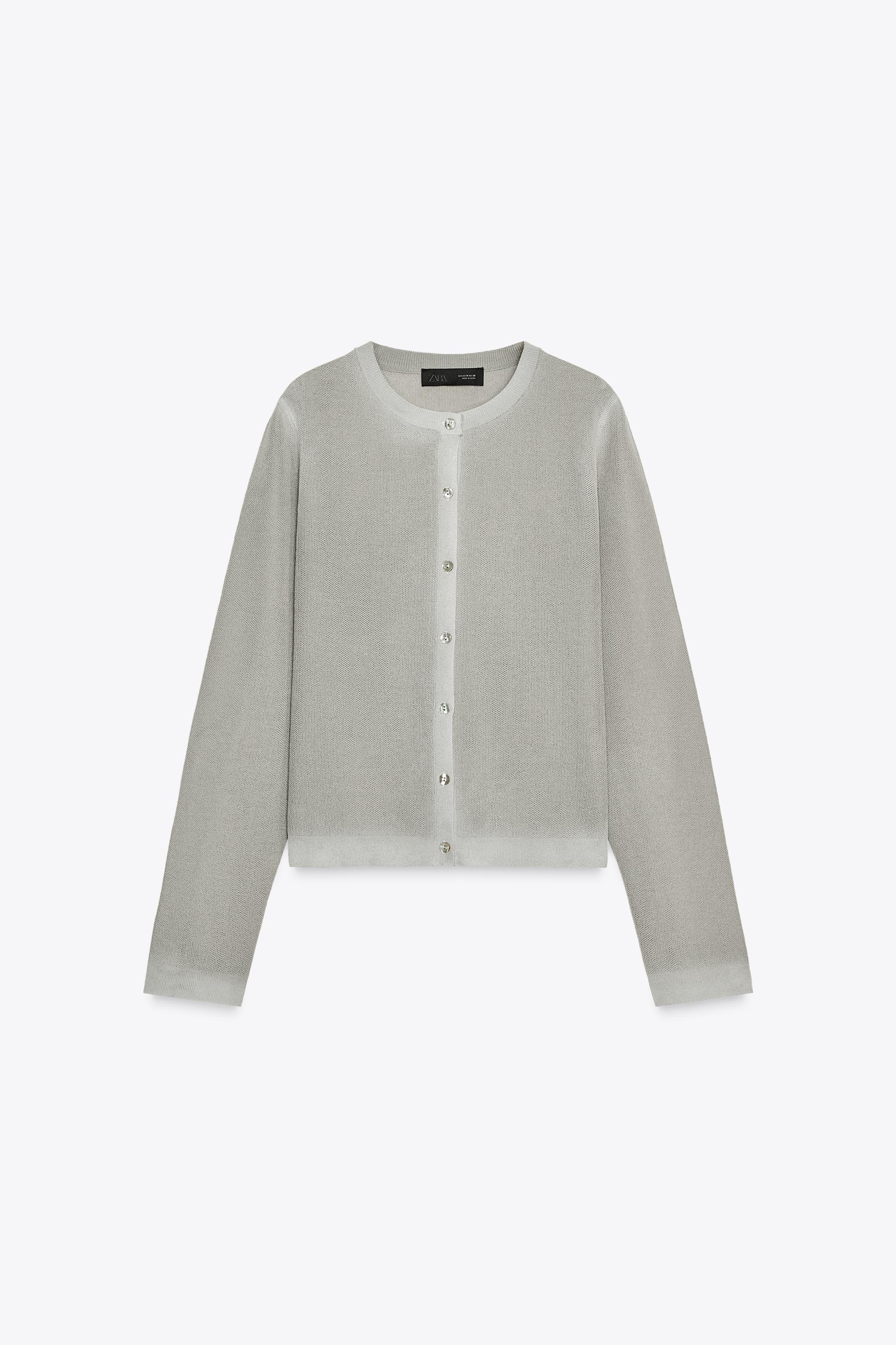 本日最終値下げ！ ZARA カーディガン ジャケット ZARA】パイピングニットジャケット ボルドー | 6771/154/606