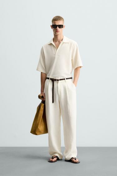 POLO RELAXED FIT ESTRUCTURA - Crudo de Zara