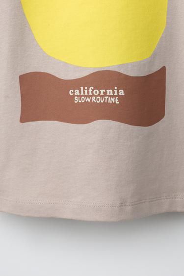 SUN PRINT T-SHIRT - Mauve by Zara - Image 3