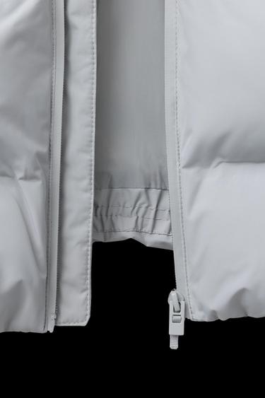 WASSERABWEISENDER STEPPMANTEL MIT ETIKETT - Eis von Zara